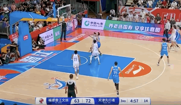 🏀CBA战报：詹姆斯33+27&林庭谦23+9 斯蒂尔25+8 天津115-104福建